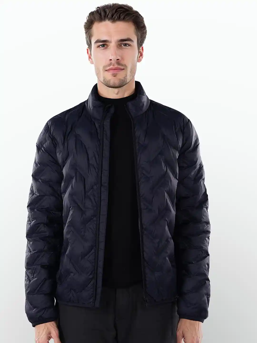 Buy Celio Geometric Lightweight Quilted Jacket Jackets for Men
