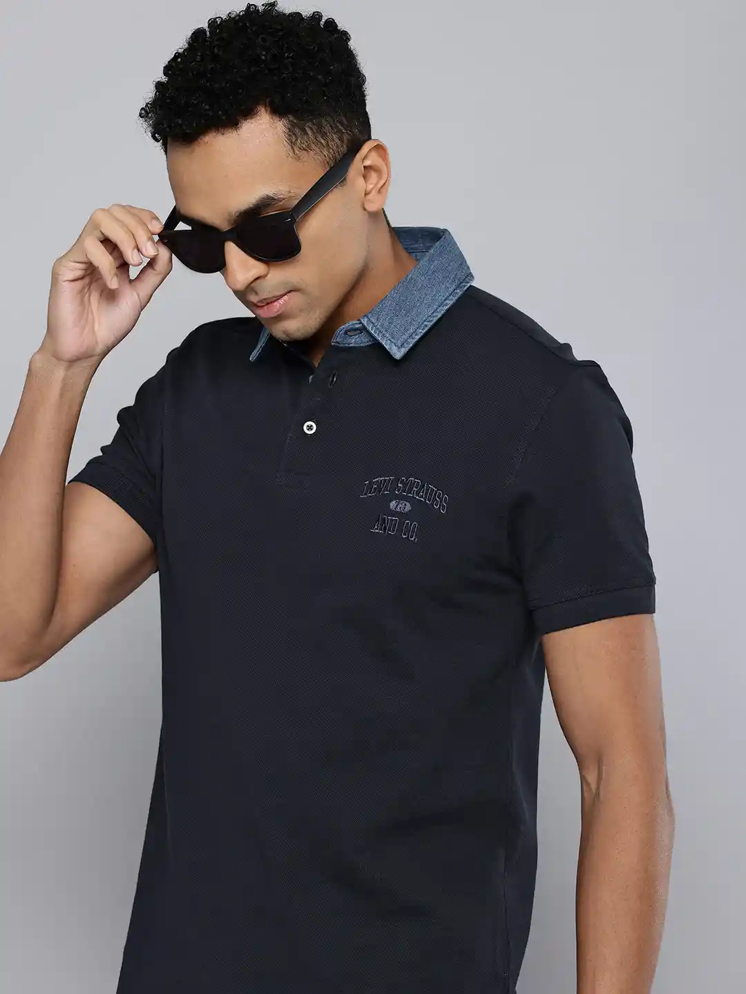 Polo Shirt Mens Levi Tee Shirts Levis 224950042 Mens Two-Horse