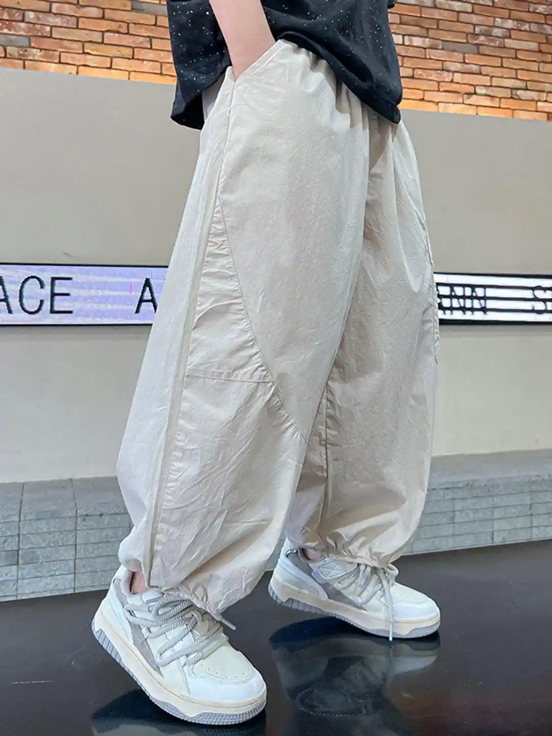 Buy INCLUD Boys Loose Fit Parachute Trousers Trousers for Boys