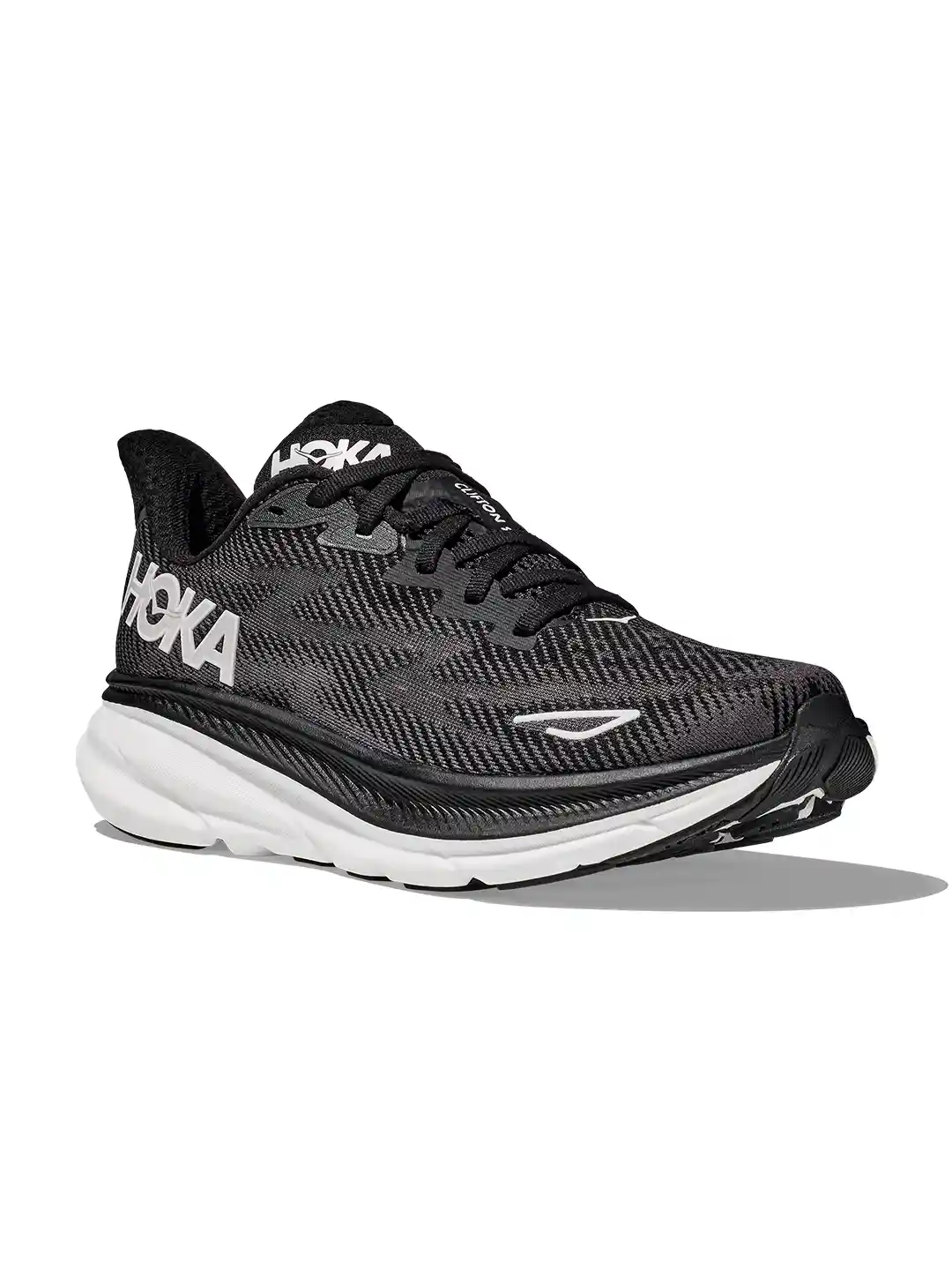 Buy HOKA Men Woven Design Clifton 9 Running Shoes - Sports Shoes