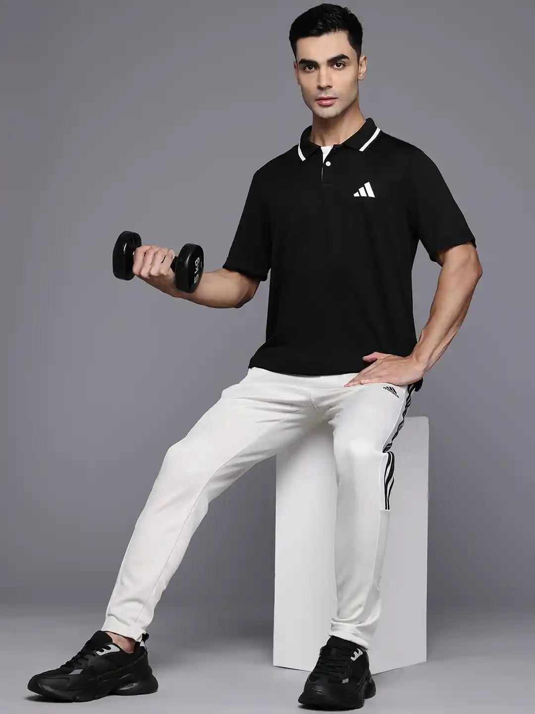 Gym Wear Adidas Training Apparel ADIDAS Brand Logo Training Polo T