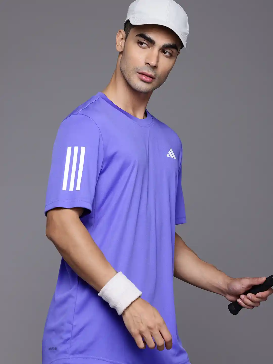 Buy ADIDAS Printed Club Stripes T-shirt Tshirts for Men