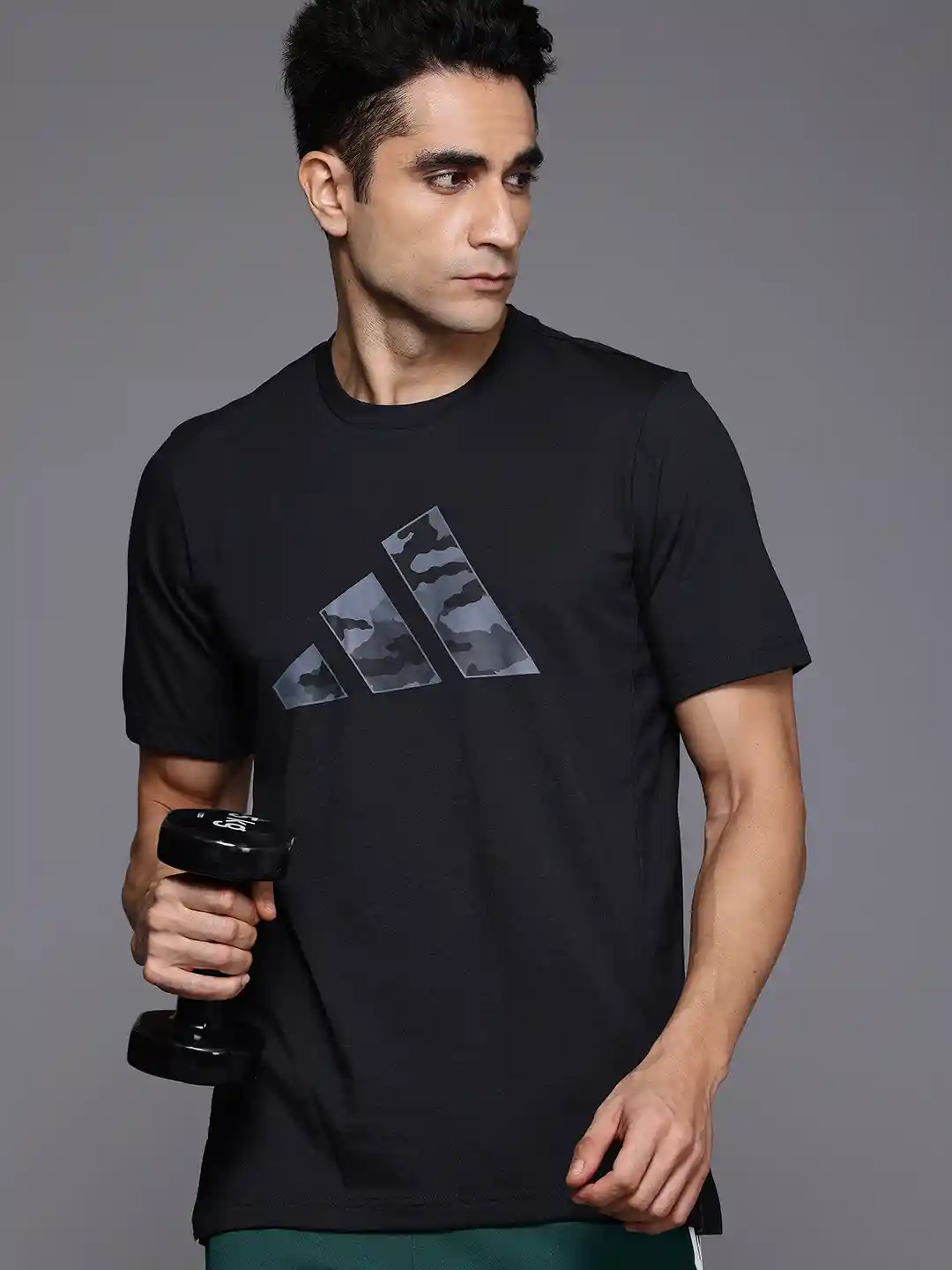 Buy ADIDAS Train Essentials Camo Graphic Logo T-shirt Tshirts