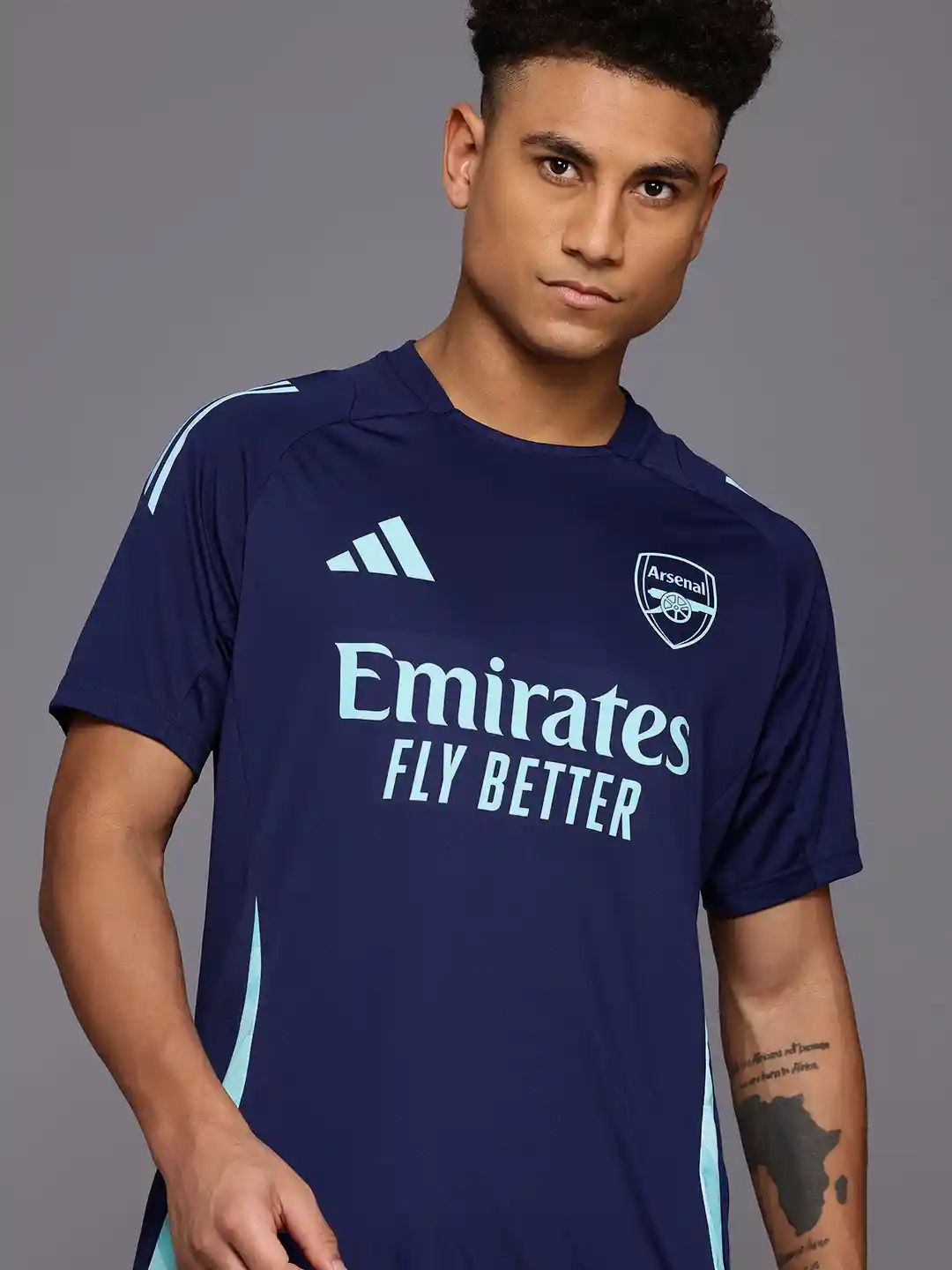 Buy ADIDAS Aeroready Printed Arsenal Football Slim Fit Jersey