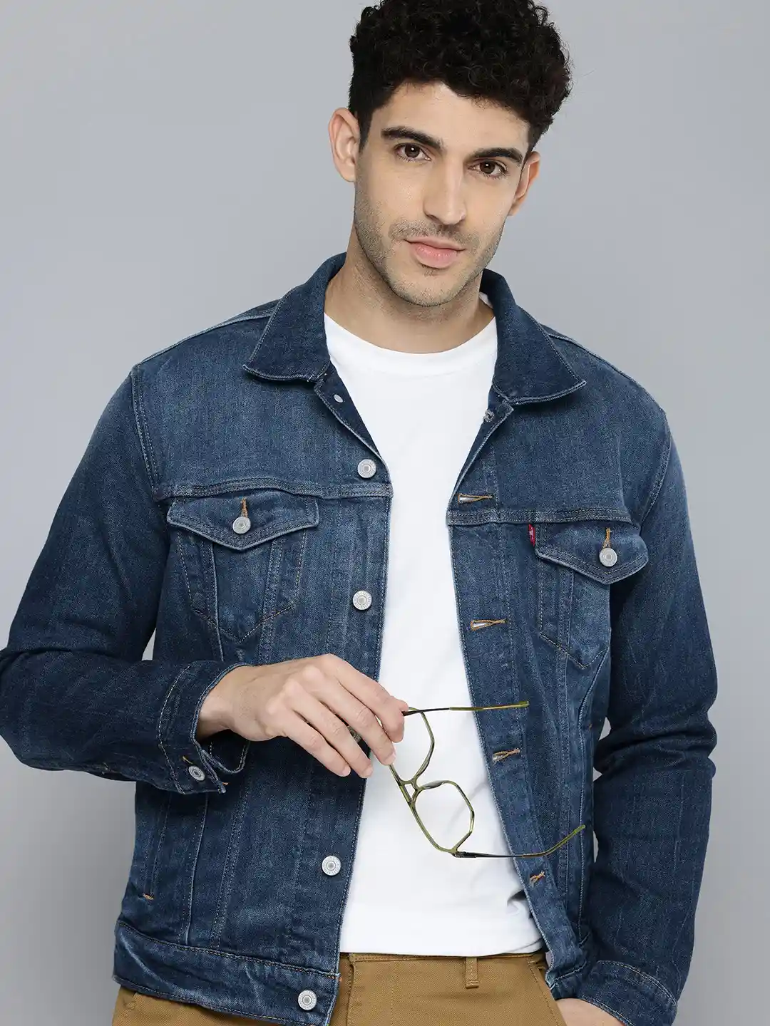 Buy Levis Spread Collar Trucker Denim Jacket Jackets for Men