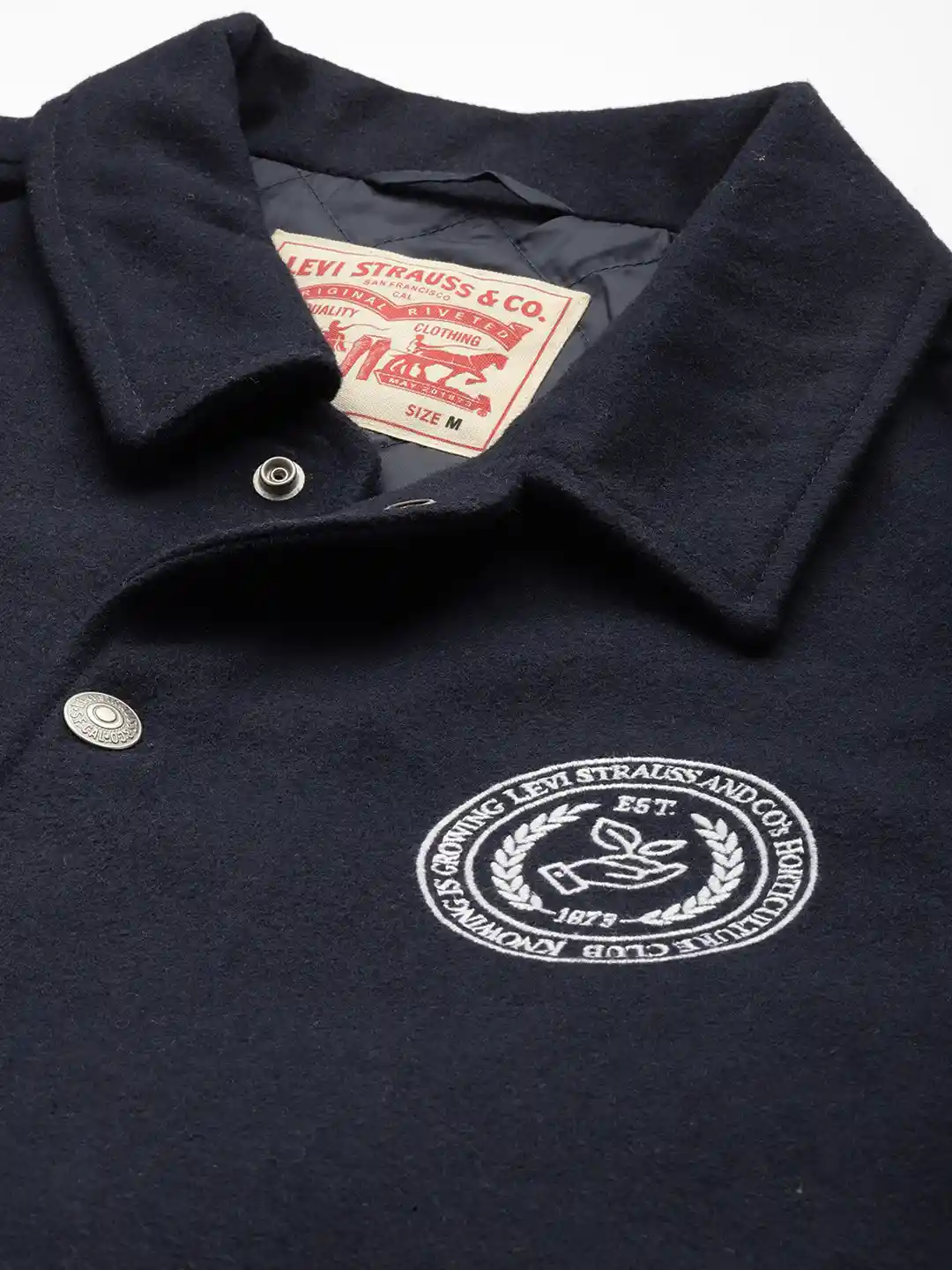 Buy Levis Spread Collar Striped Varsity Jacket Jackets for Men