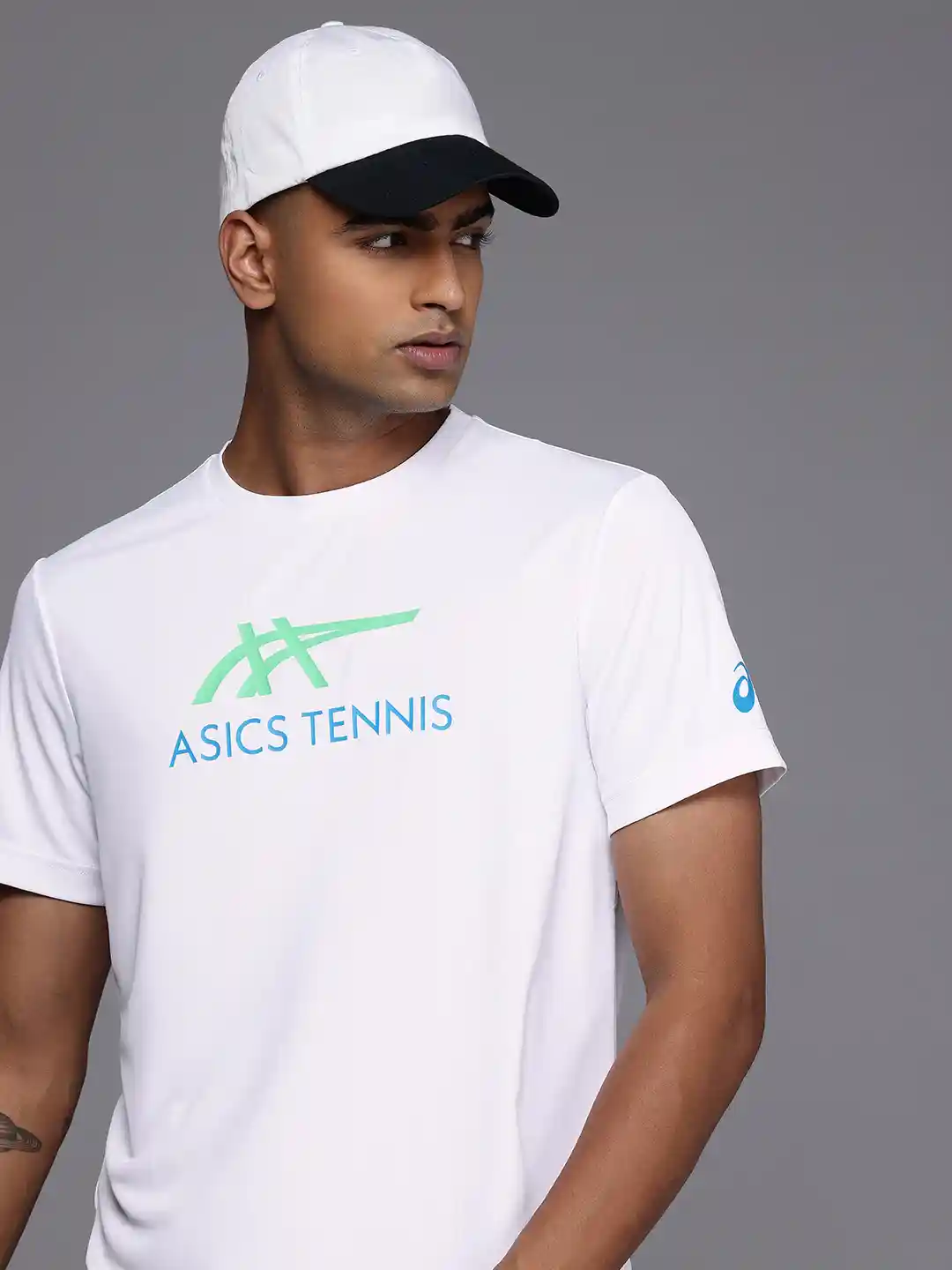 ASICS Brand Logo Printed Rapid-Dry Tennis T-shirt