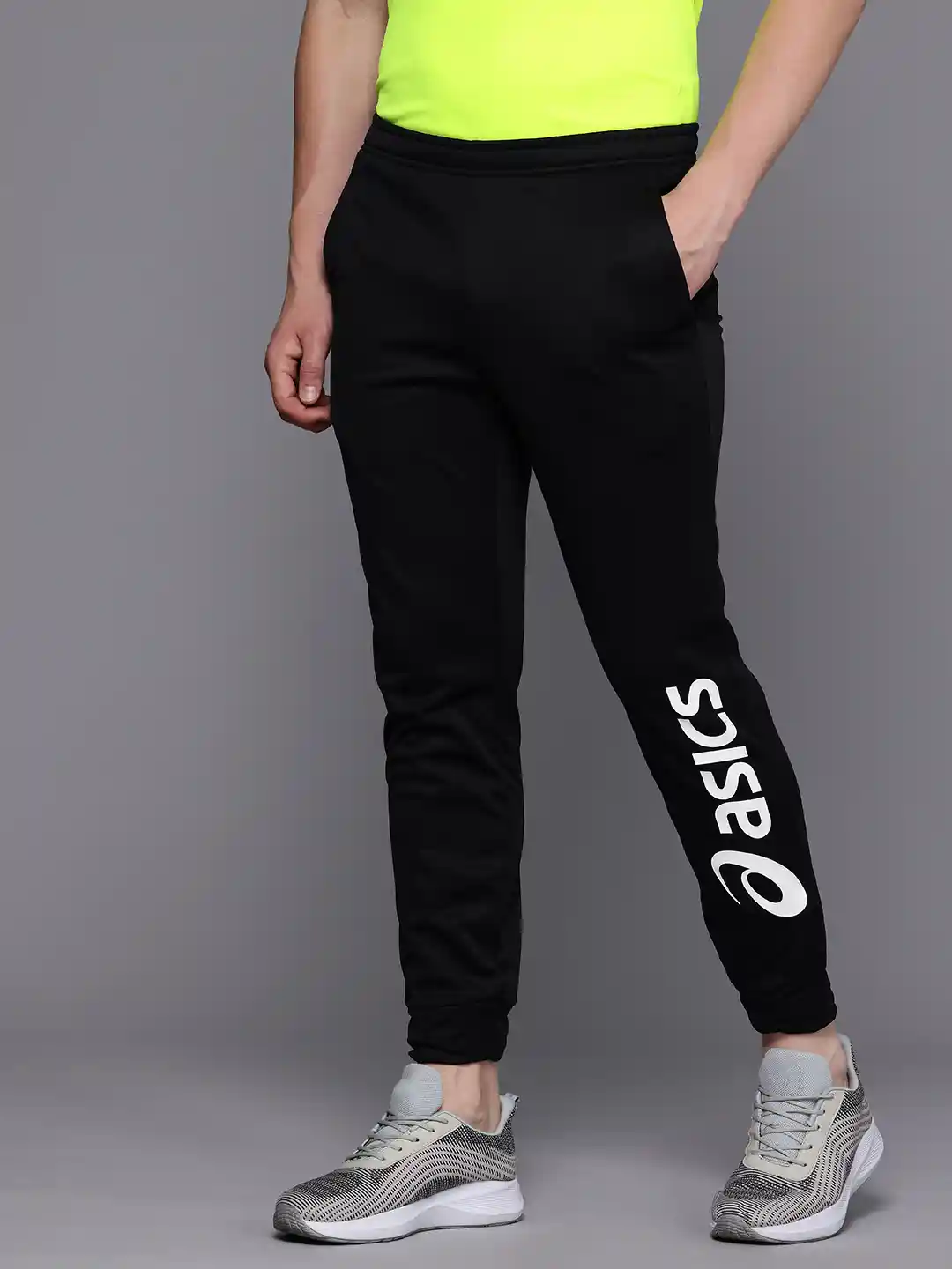 Buy ASICS Men Brand Logo Printed Training Joggers Track Pants