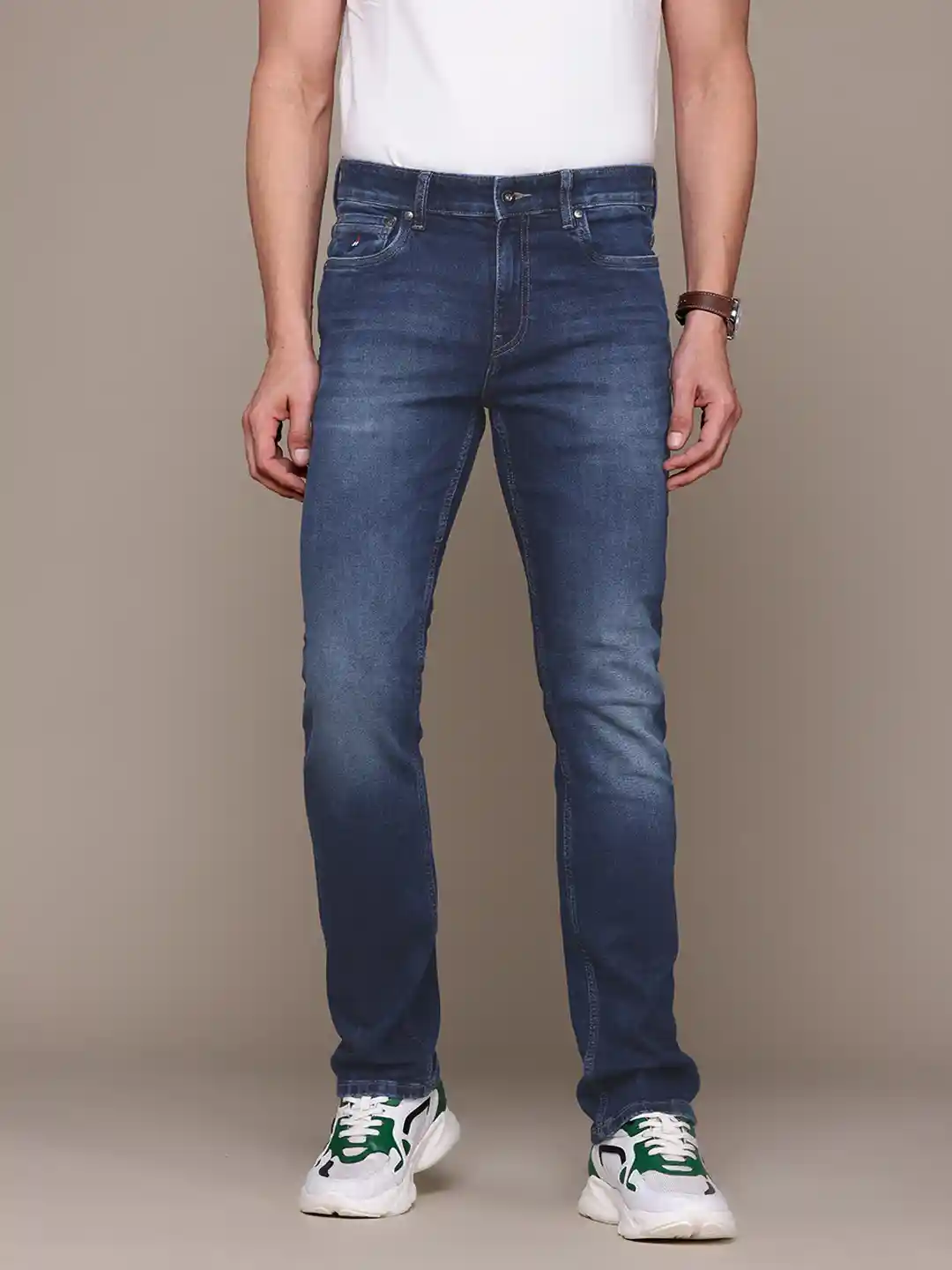 Buy Nautica Men Straight Fit Light Fade Stretchable Jeans Jeans