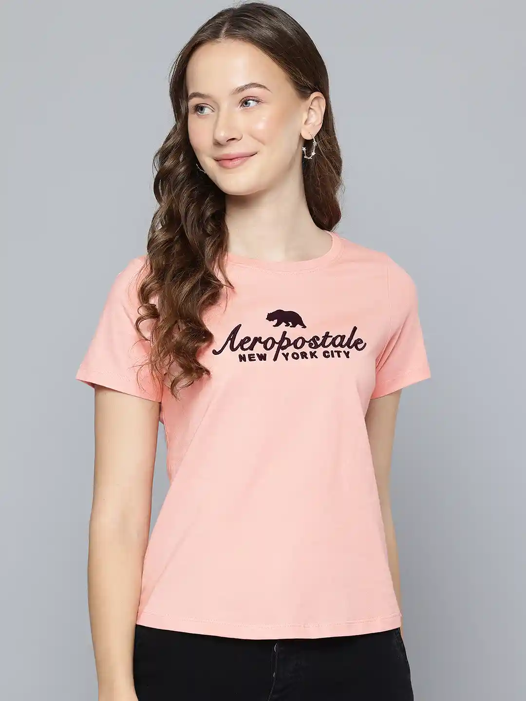 T Shirt Aeropostale Oficial Crew Neck Aeropostale Para NiÃ±as