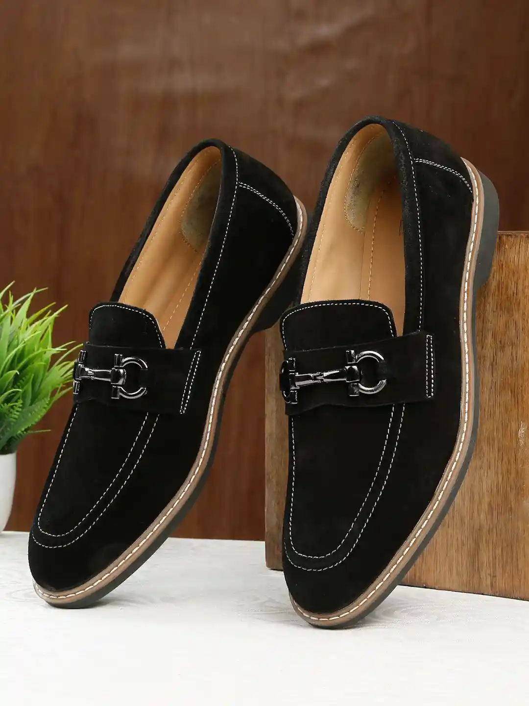 Buy Teakwood Leathers Men Suede Loafers Casual Shoes for Men