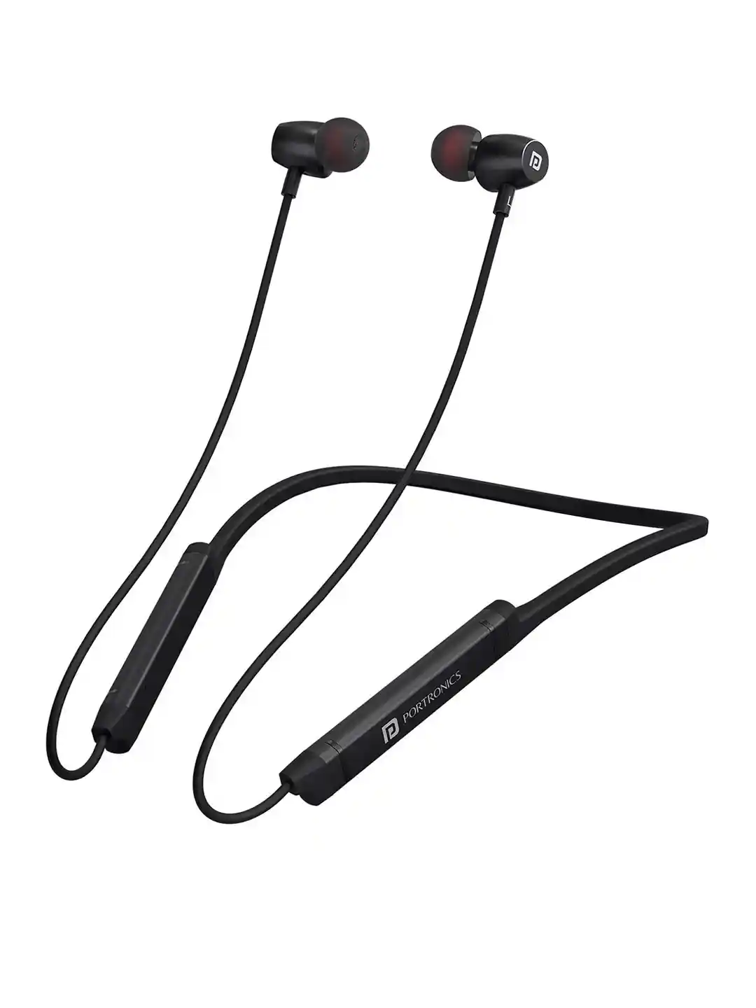 Portronics Over Ear Wireless Bluetooth Neckband With Mic