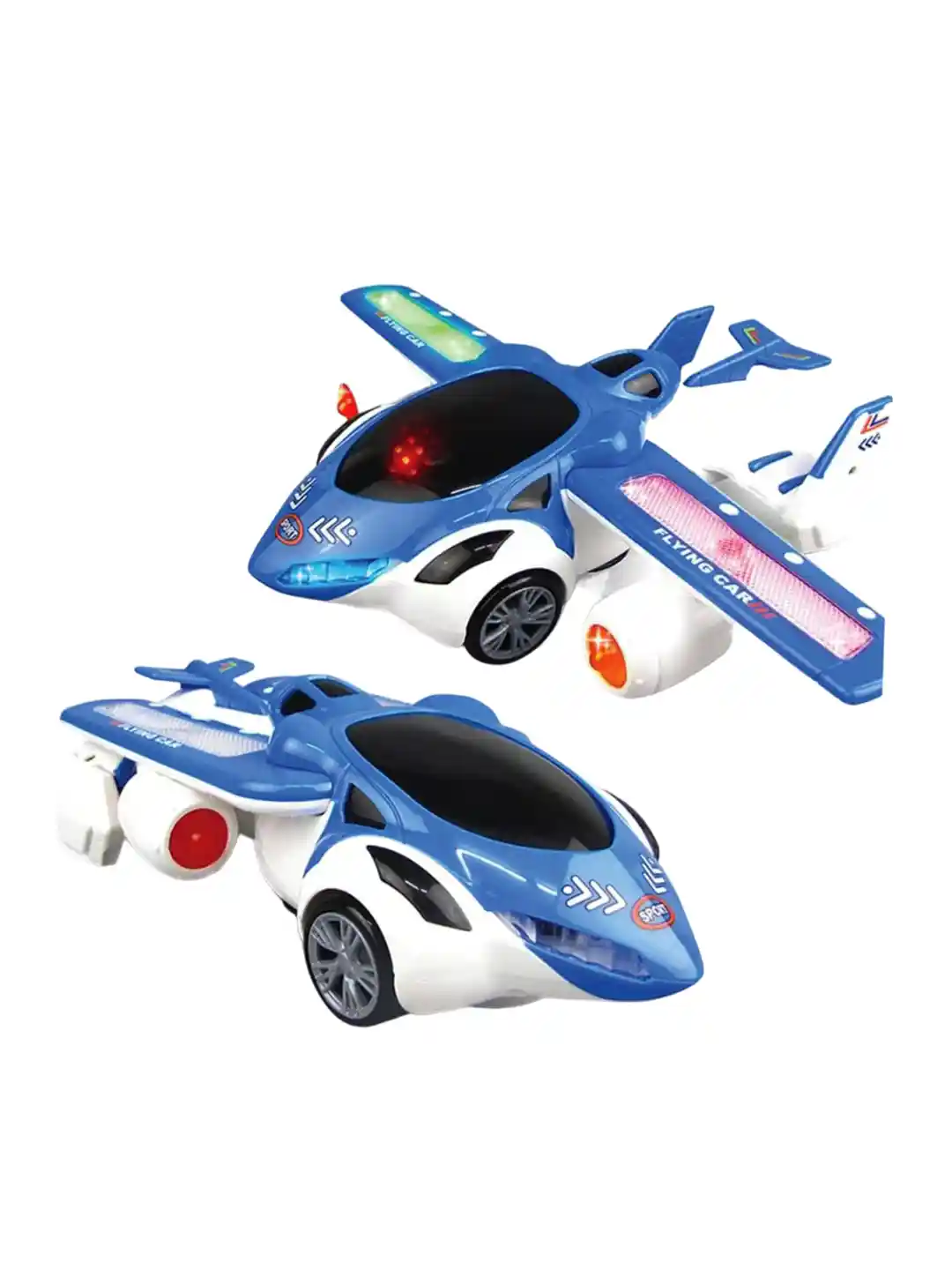 Buy Kidology 3D Flying Airplane Car Spaceship Toy with LED, Sound