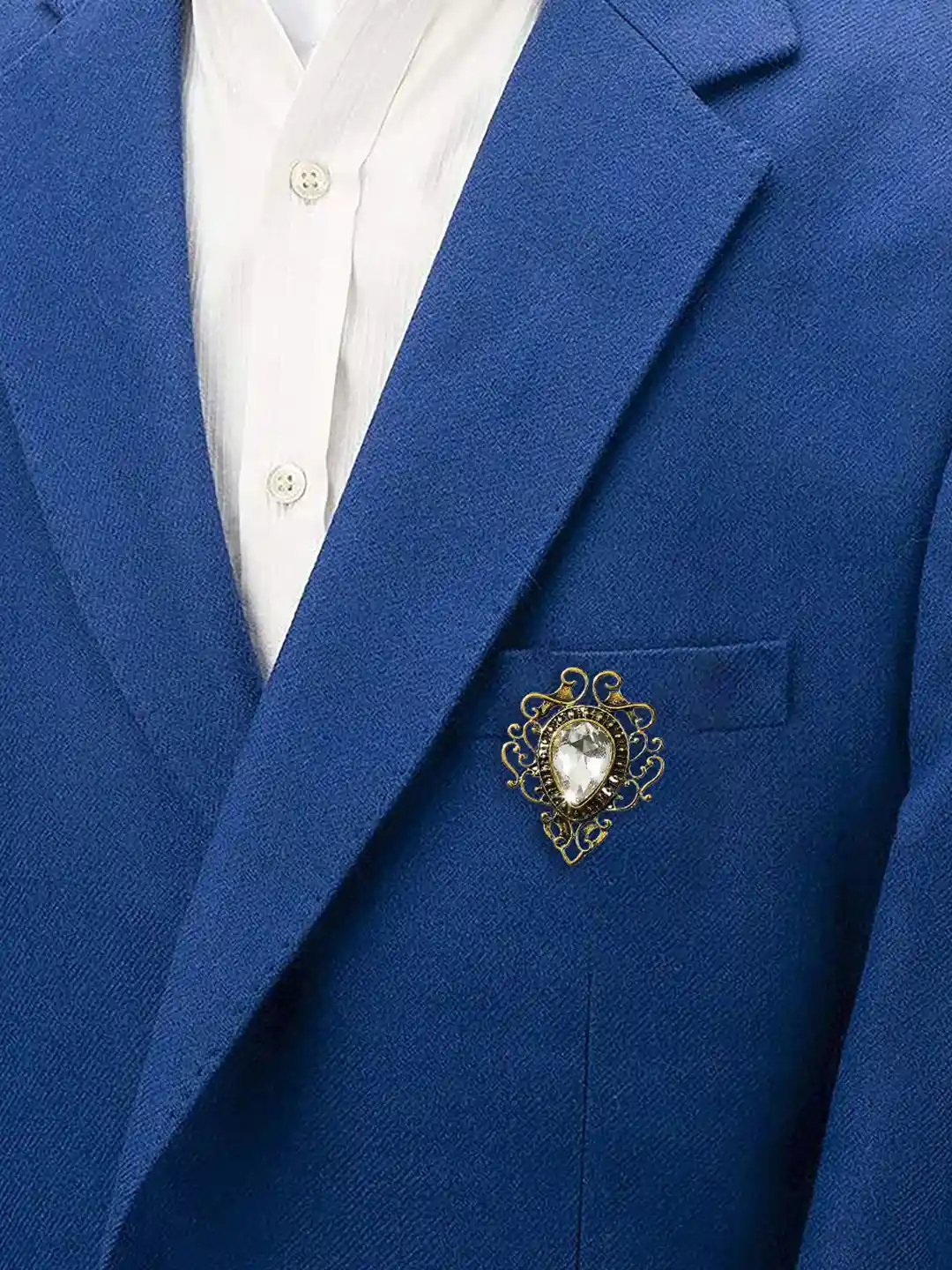 Buy SYGA Men Gemstone Brooch Brooch for Men 30150378 Myntra