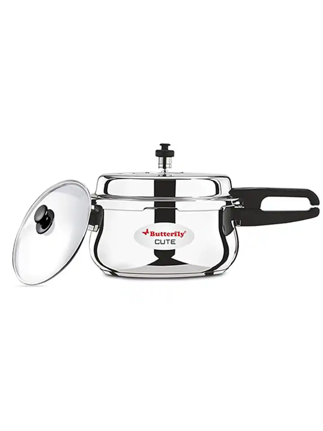 Buy butterfly Cute Silver Toned Stainless Steel Pressure Cooker