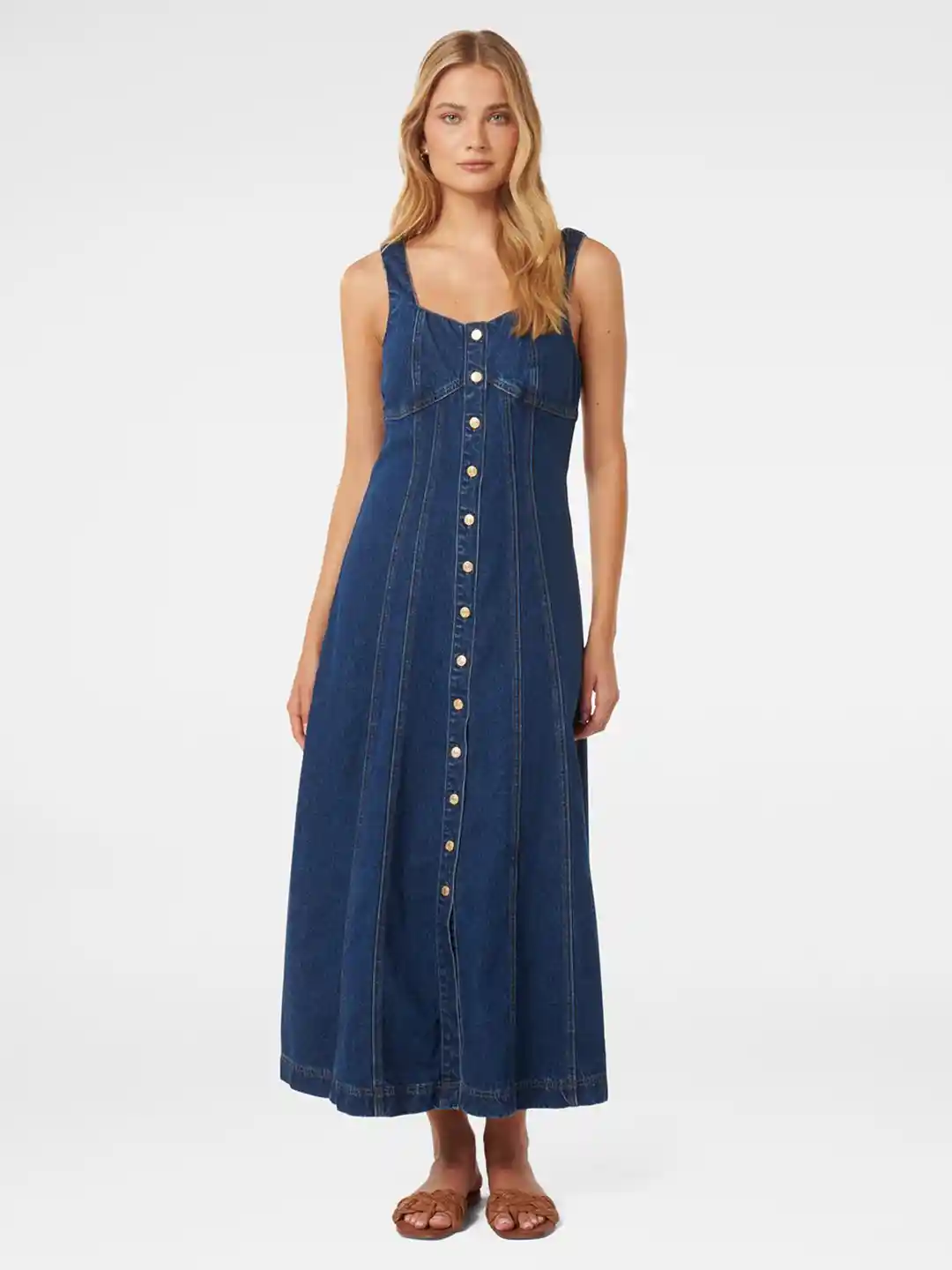 Buy Forever New Women Denim Maxi Dress Dresses for Women