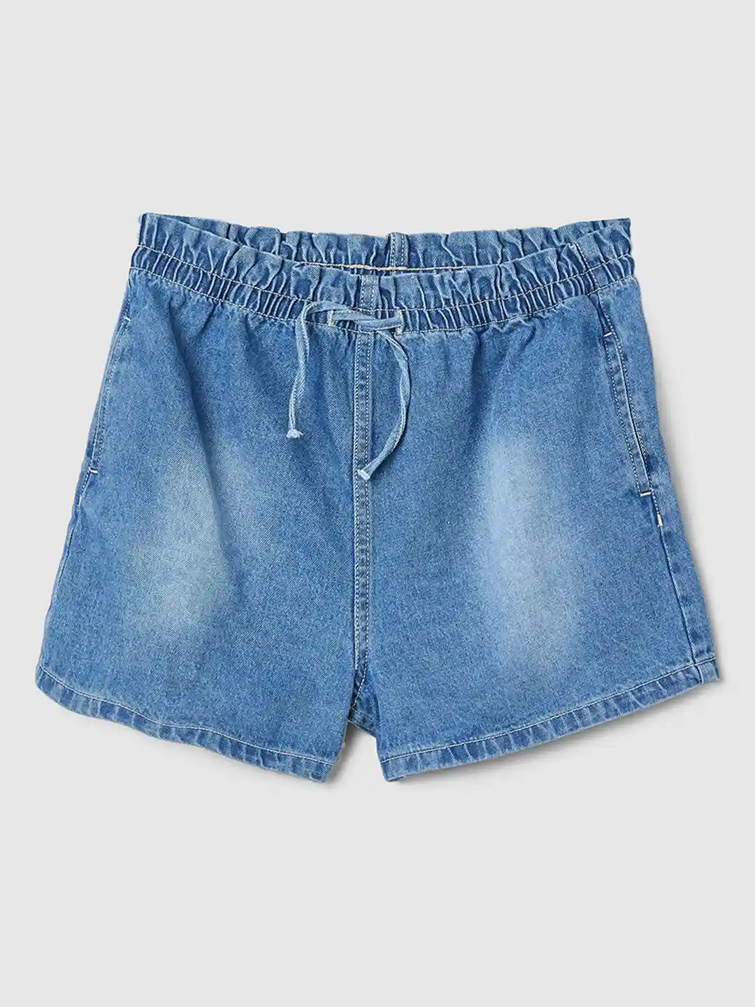 Buy max Girls Regular Fit Mid-Rise Denim Shorts Shorts for Girls