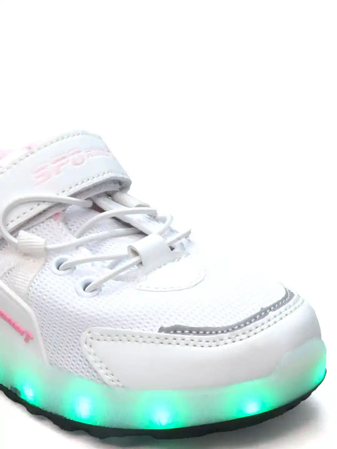 White Light Up Shoes With Remote Unisex High Top LED Shoes Light