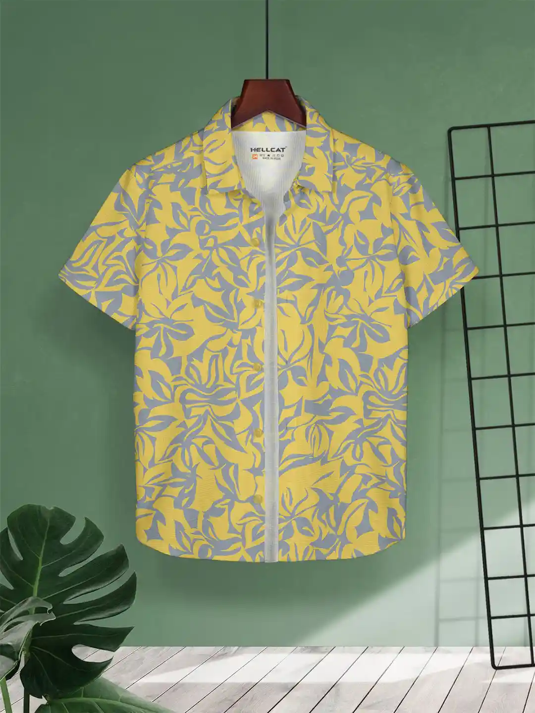HELLCAT Boys Floral Opaque Printed Casual Shirt