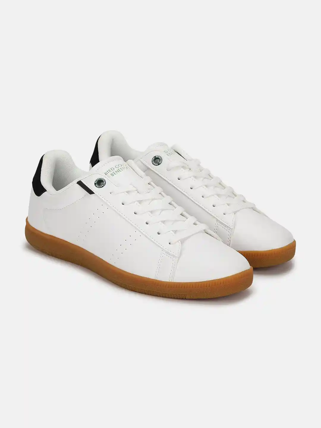 Buy United Colors of Benetton Men Perforations PU Sneakers