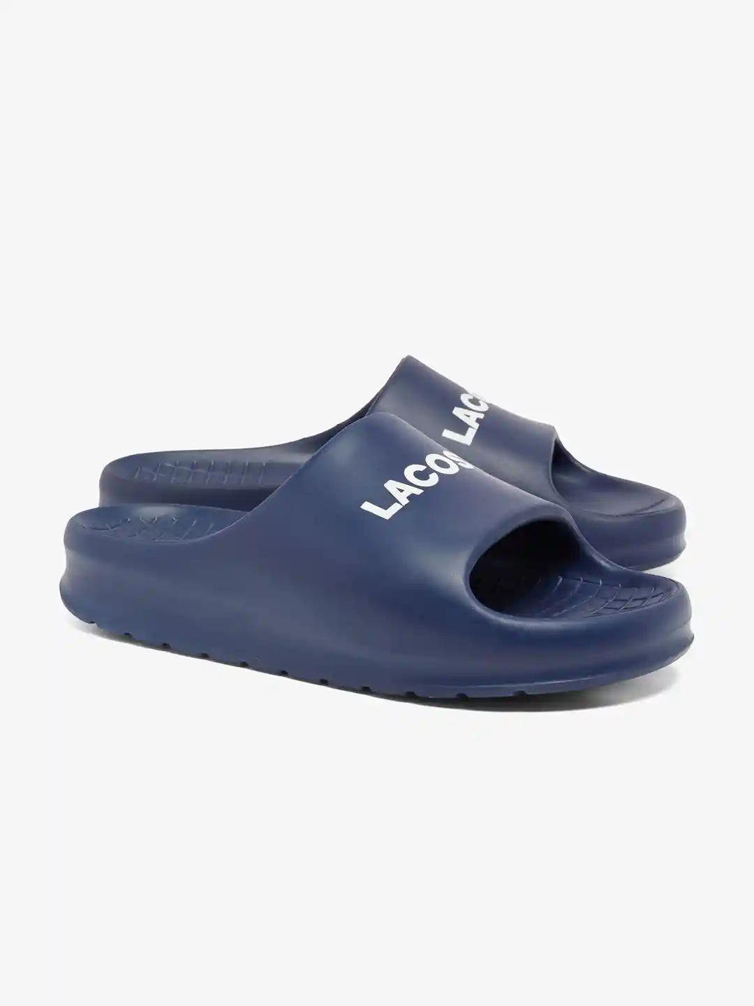 Lacoste Men Solid Casual Open Toe Sliders - Main Image