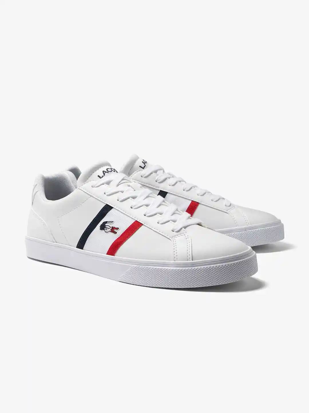 Lacoste Men's Lacoste Lerond Pro Leather Tricolour Trainers Sneakers