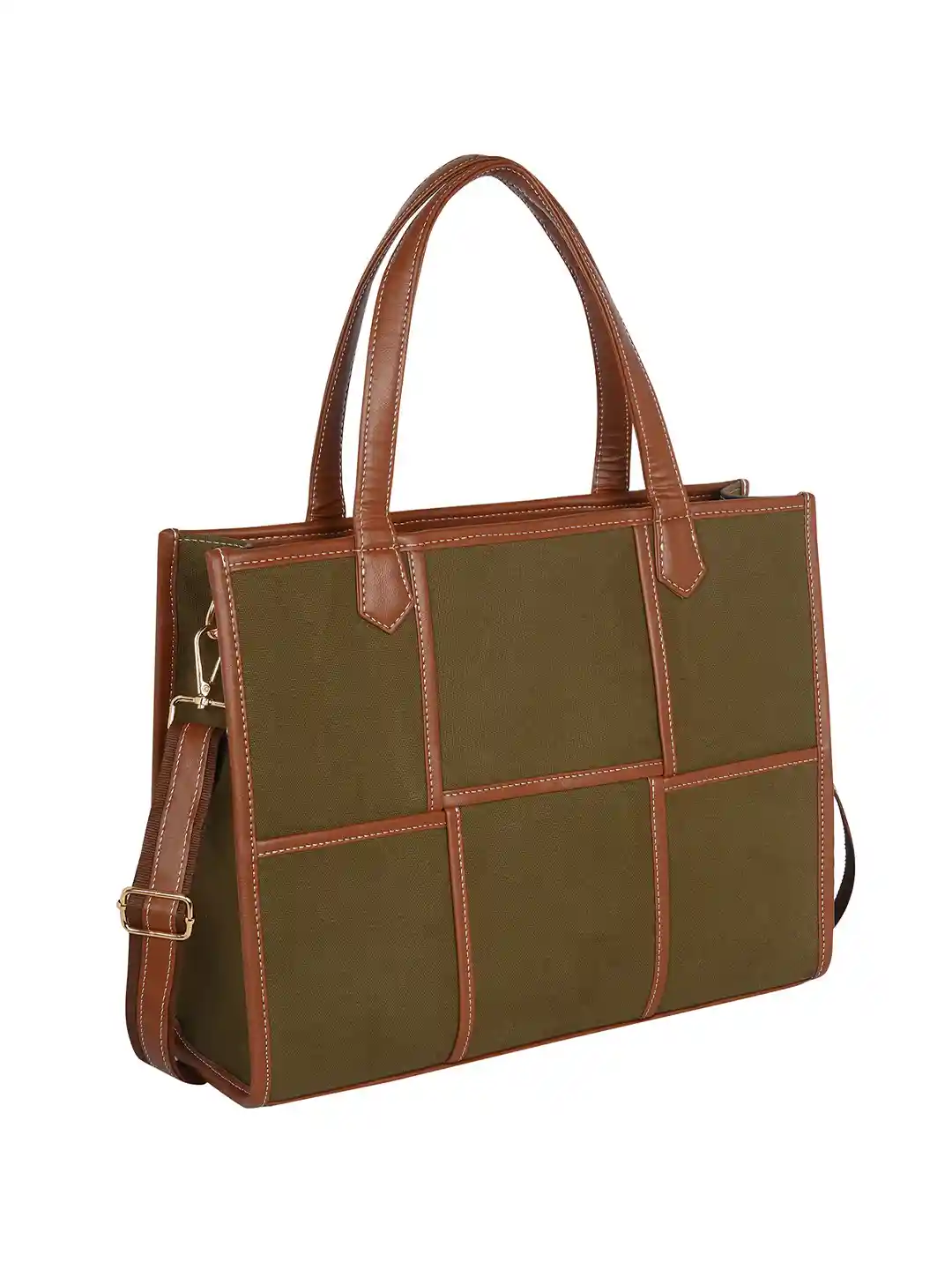 Womanix Oversized Shopper Tote Bag with Cut Work