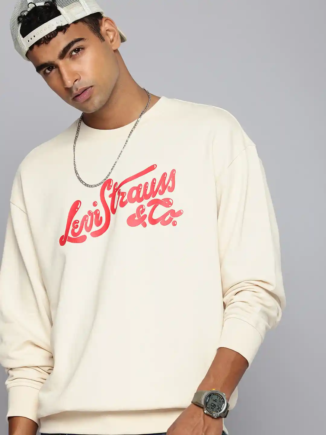 トップス everyone light weight cotton crew neck L everyone cotton crew neck sweatshirt L everyone cotton crew neck