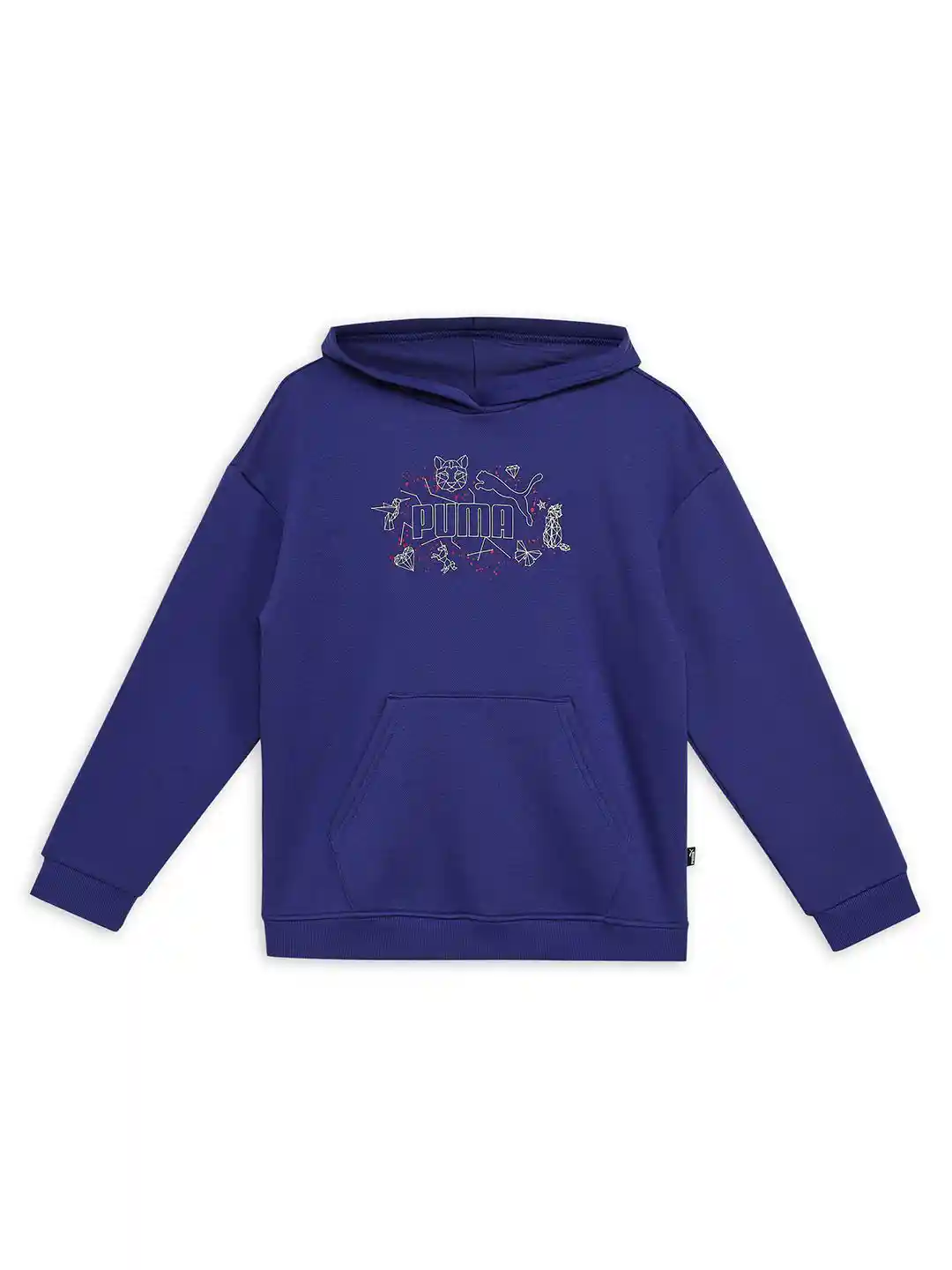 Buy Puma Girls Starry Safari Hoodie Printed Relaxed Fit Hoodie