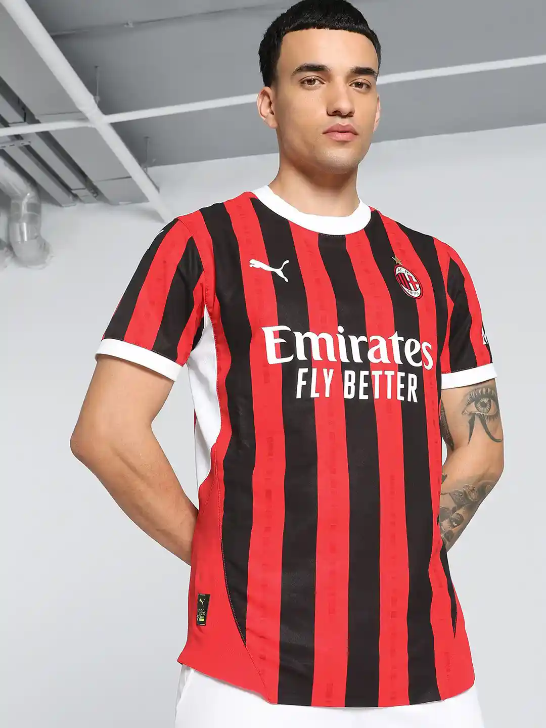 Ac Milan Puma Trikot Designer Buy Puma AC Milan 24/25 Striped Home