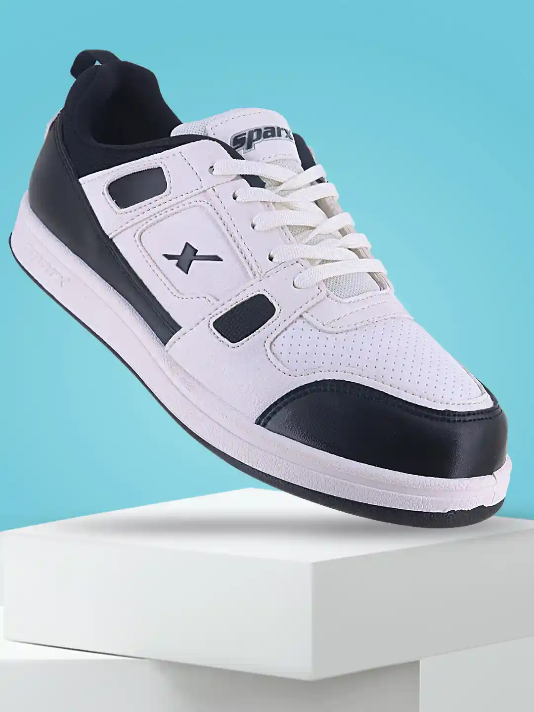 Sneaker Sparx White Shoes Sparx Casual Shoe SM 750 White For Men