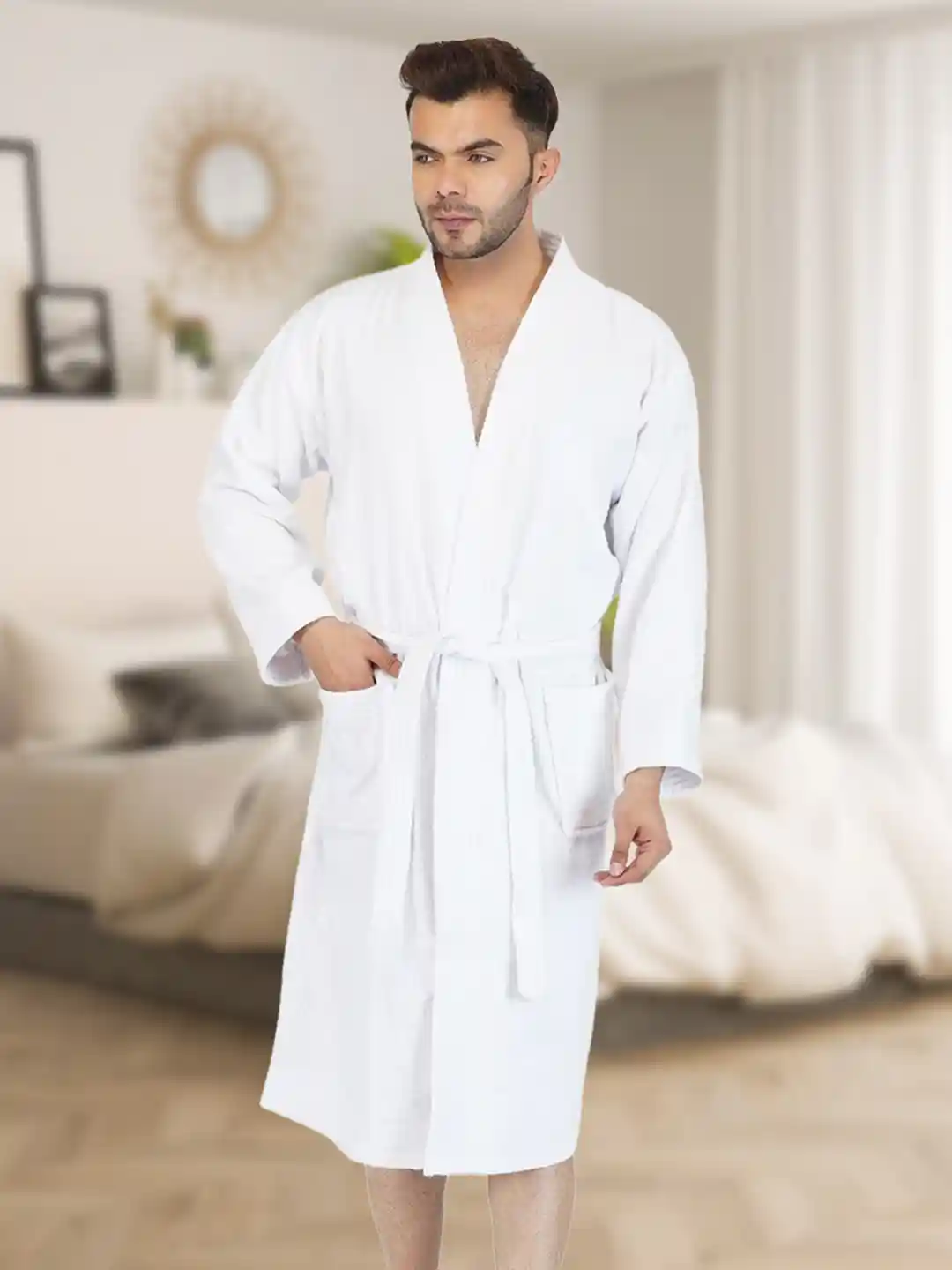 Buy RANGOLI Men Noble Pure Cotton Bath Robe Bath Robe and Wraps