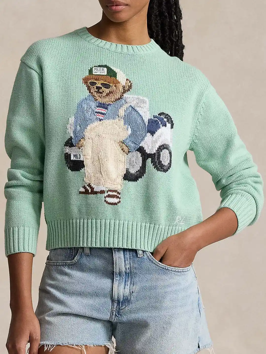 Buy Polo Ralph Lauren Women Polo Bear Knit Jumper Sweaters for