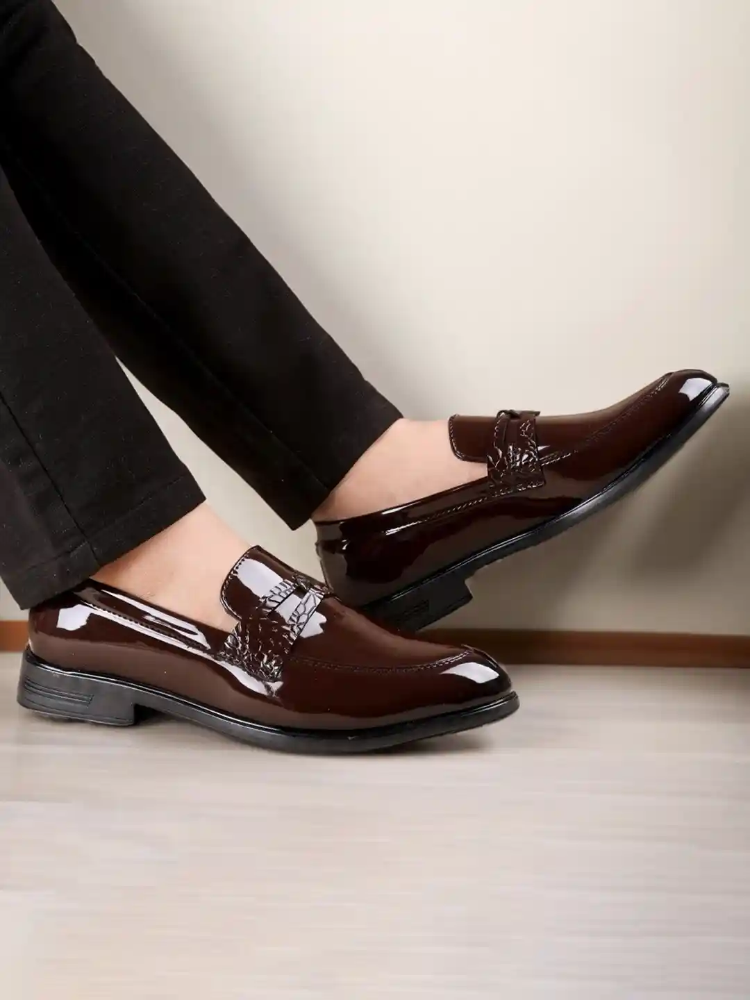 Buy INVICTUS Men Formal Party Wear Slip-On Loafers Formal Shoes