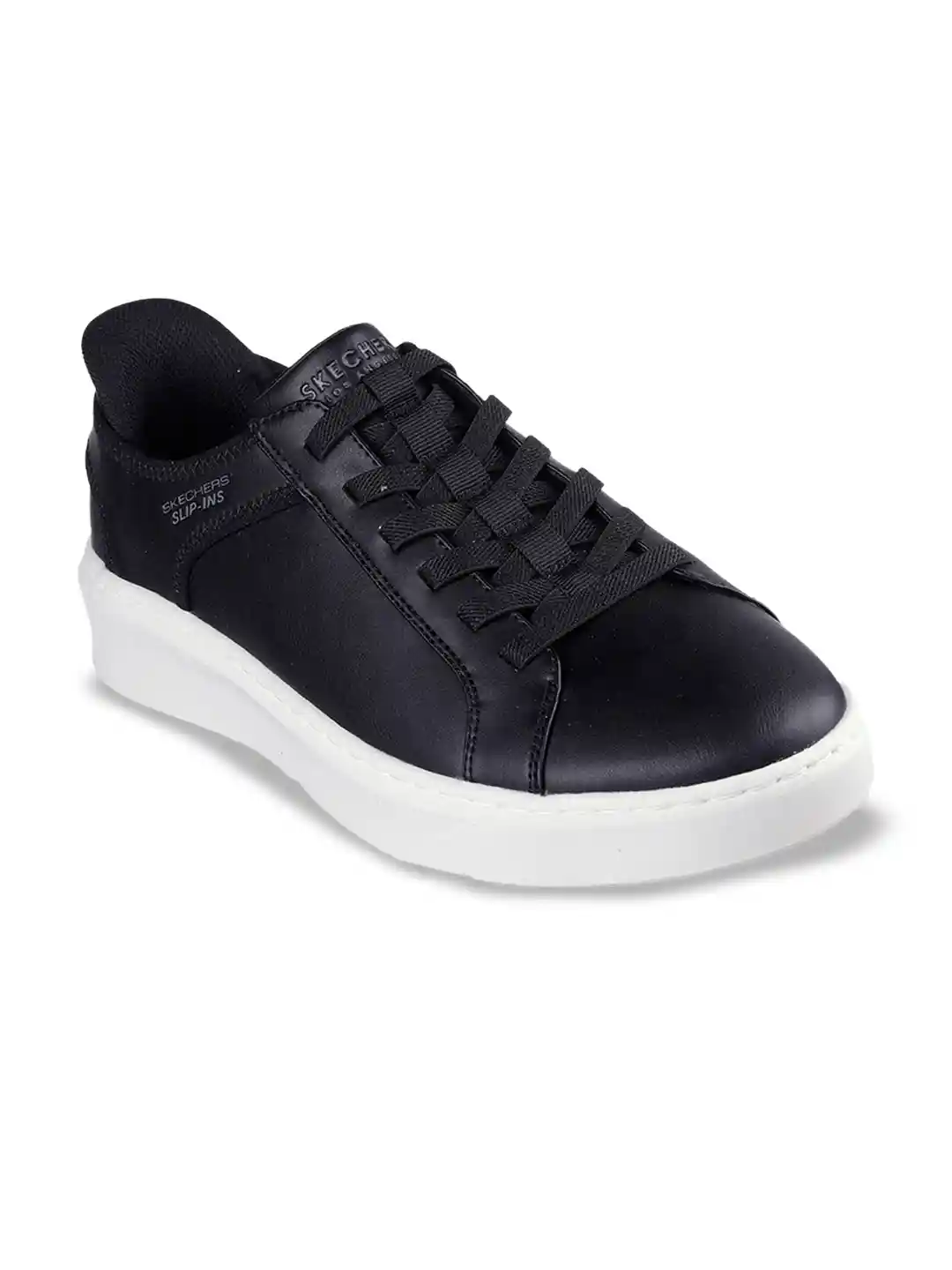 Skechers Men COURT BREAK DOUBLE VENTED Casual Slip Ins Sneakers