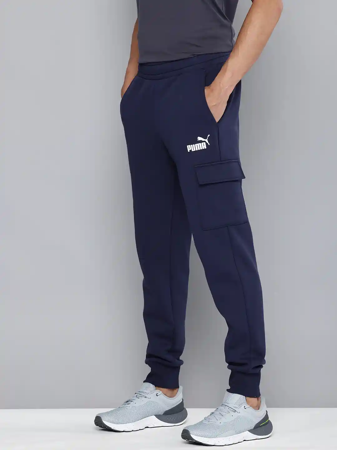 Navy Puma Essentials Skinny Fit Joggers Buy Puma Mens Essentials Small Logo  Joggers New Navy