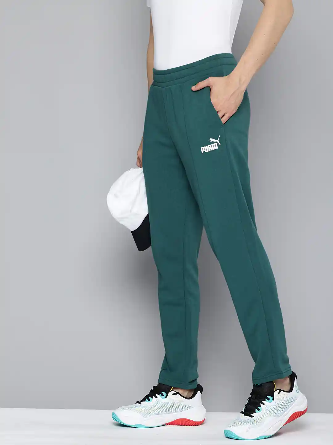 Puma Tracksuit Sportswear Green Puma Joggers Kids' Iconic T7 Track