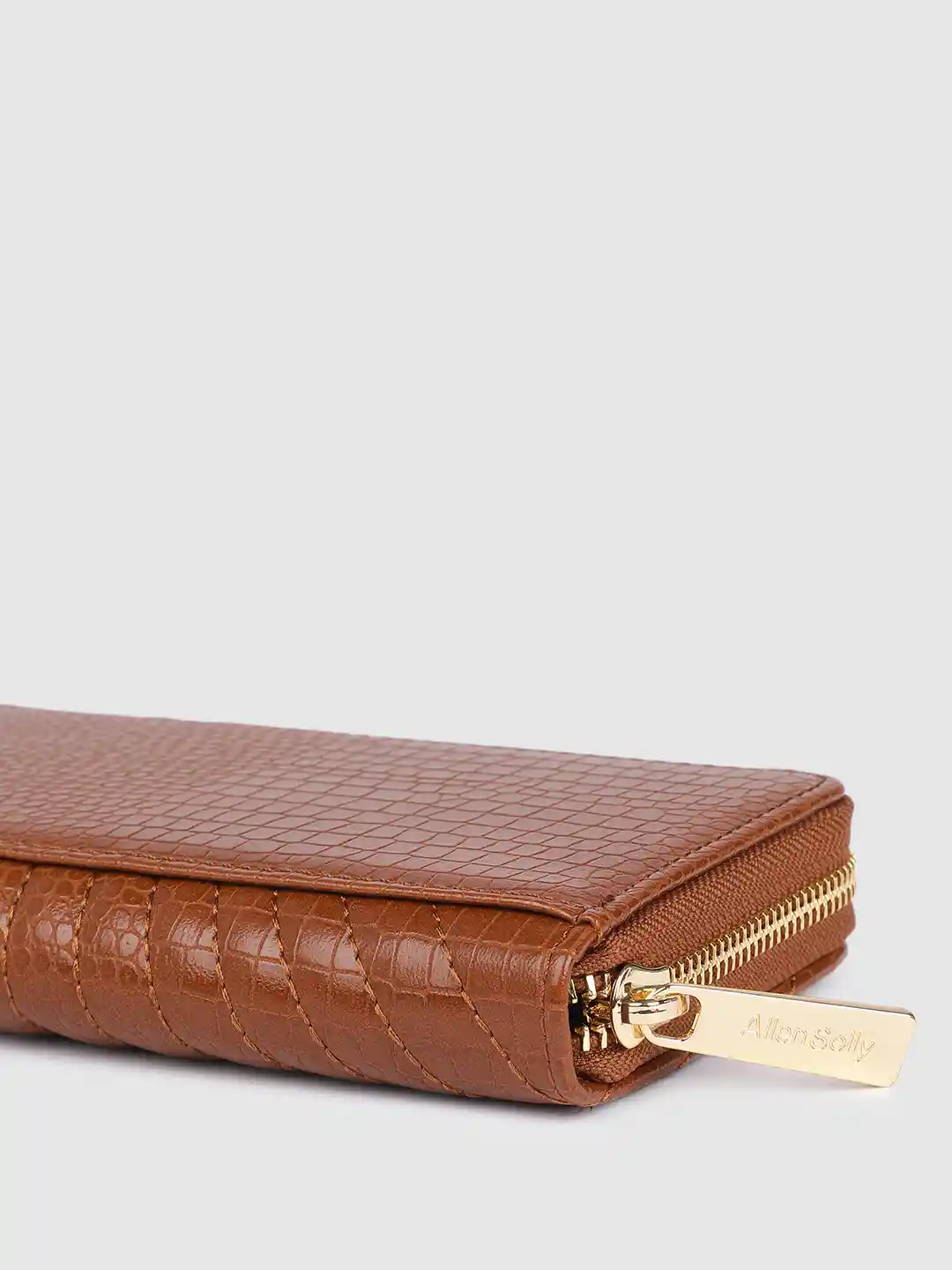 Allen Solly Women Textured Zip Around Wallet