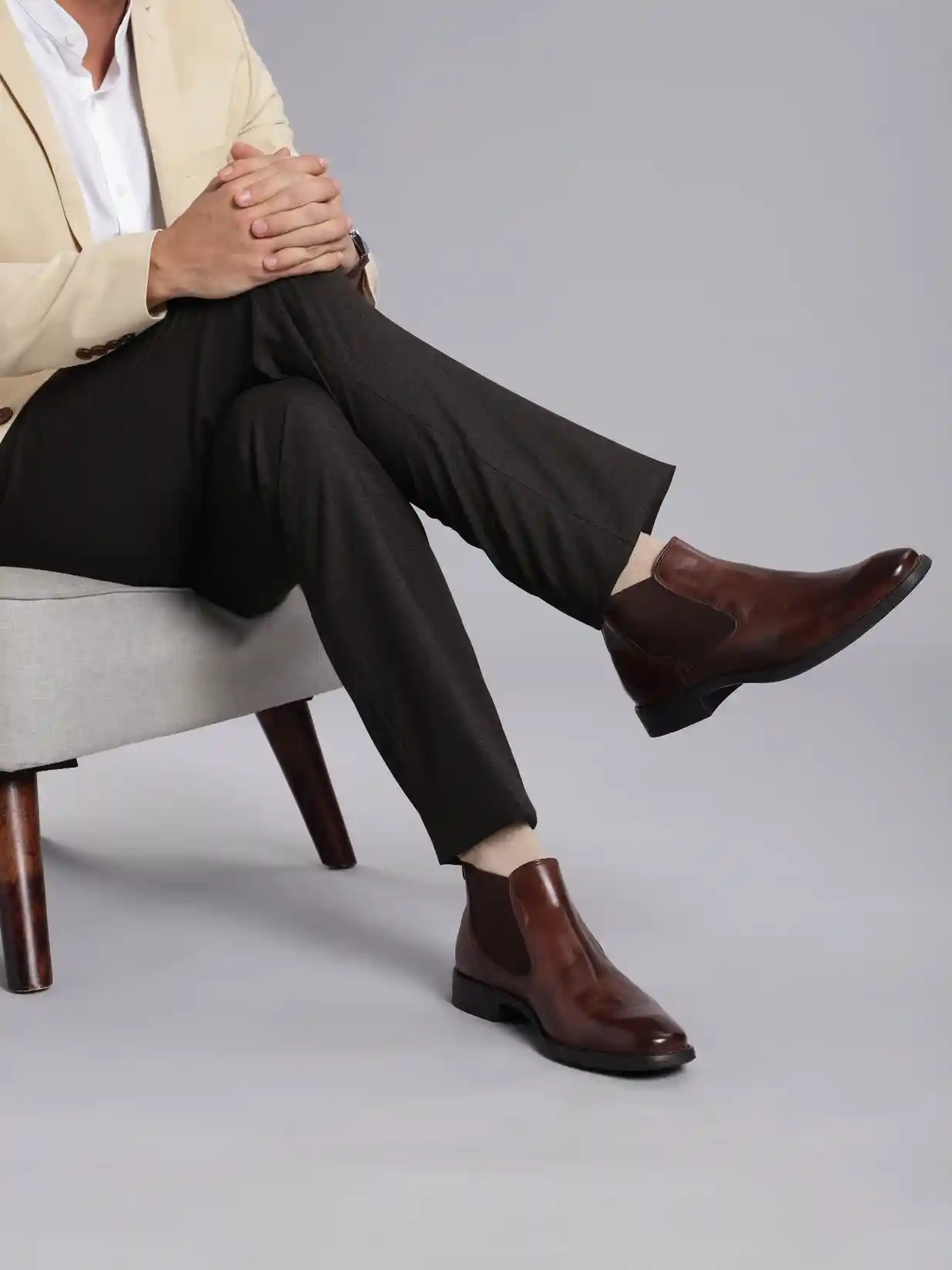 Buy Kenneth Cole Men Leather Formal Chelsea Boots Boots for Men