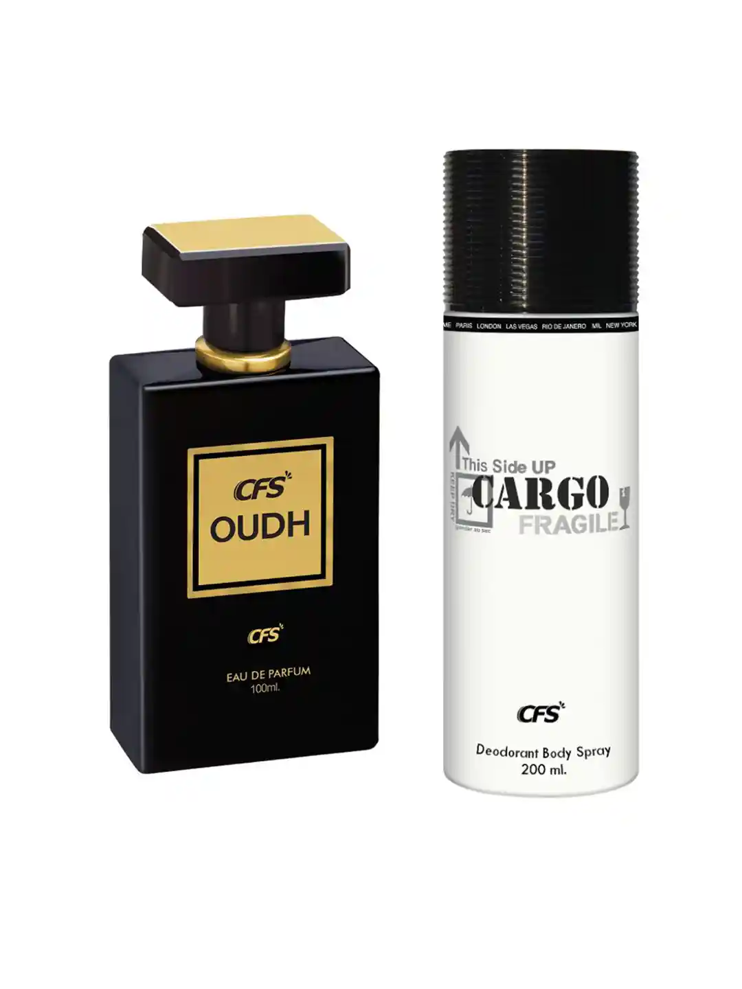 Buy CFS Oudh EDP Long Lasting Perfume Cargo Deodorant Body Spray - Main Image
