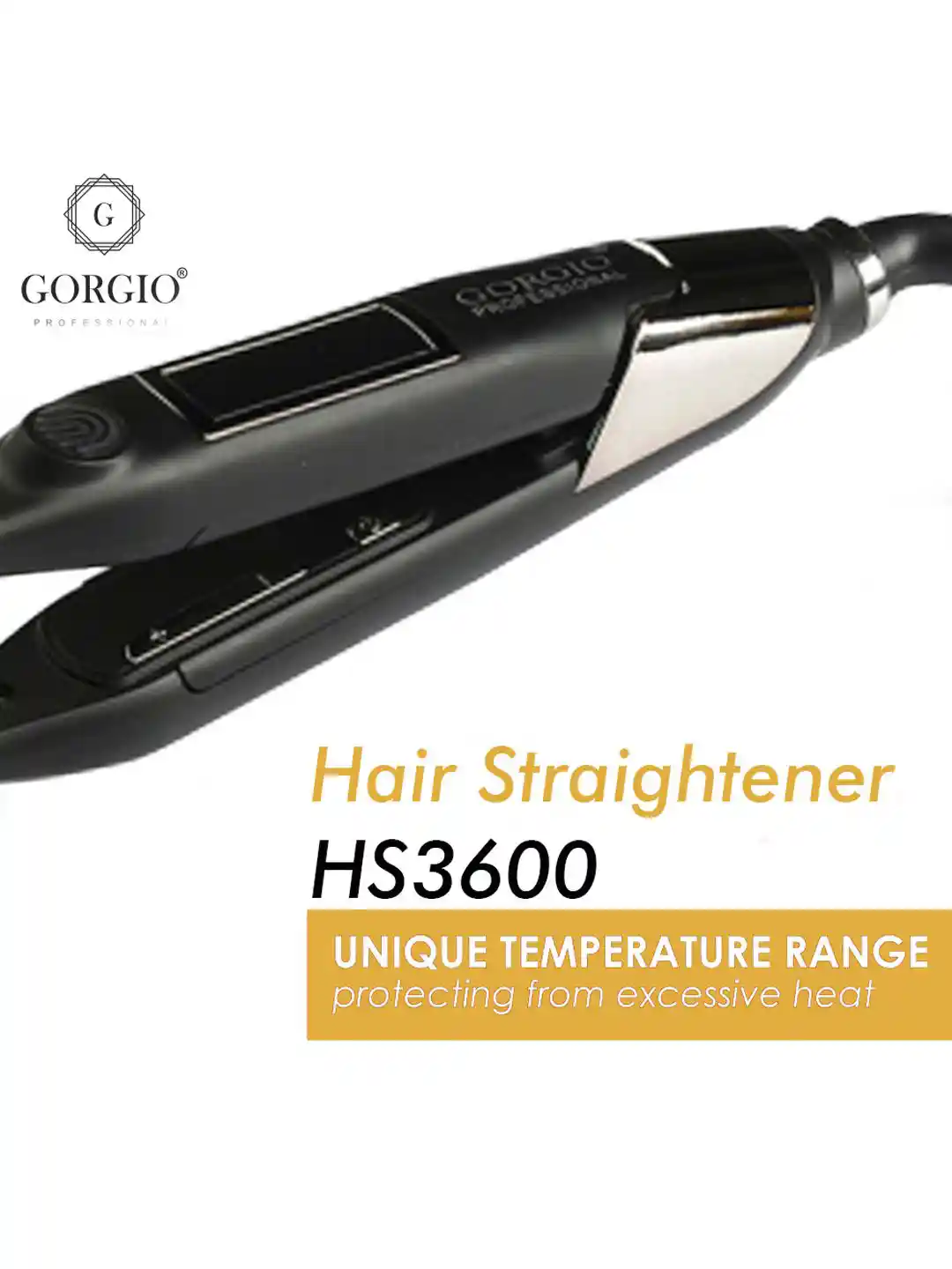 Buy GORGIO PROFESSIONAL Hair Straightener With Cord HS3600