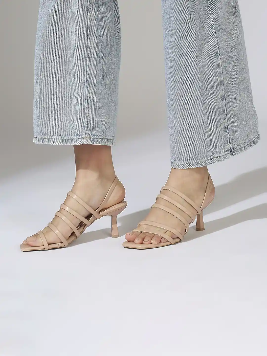 Inc Multi Straps Open Toe Kitten Heel Sandal