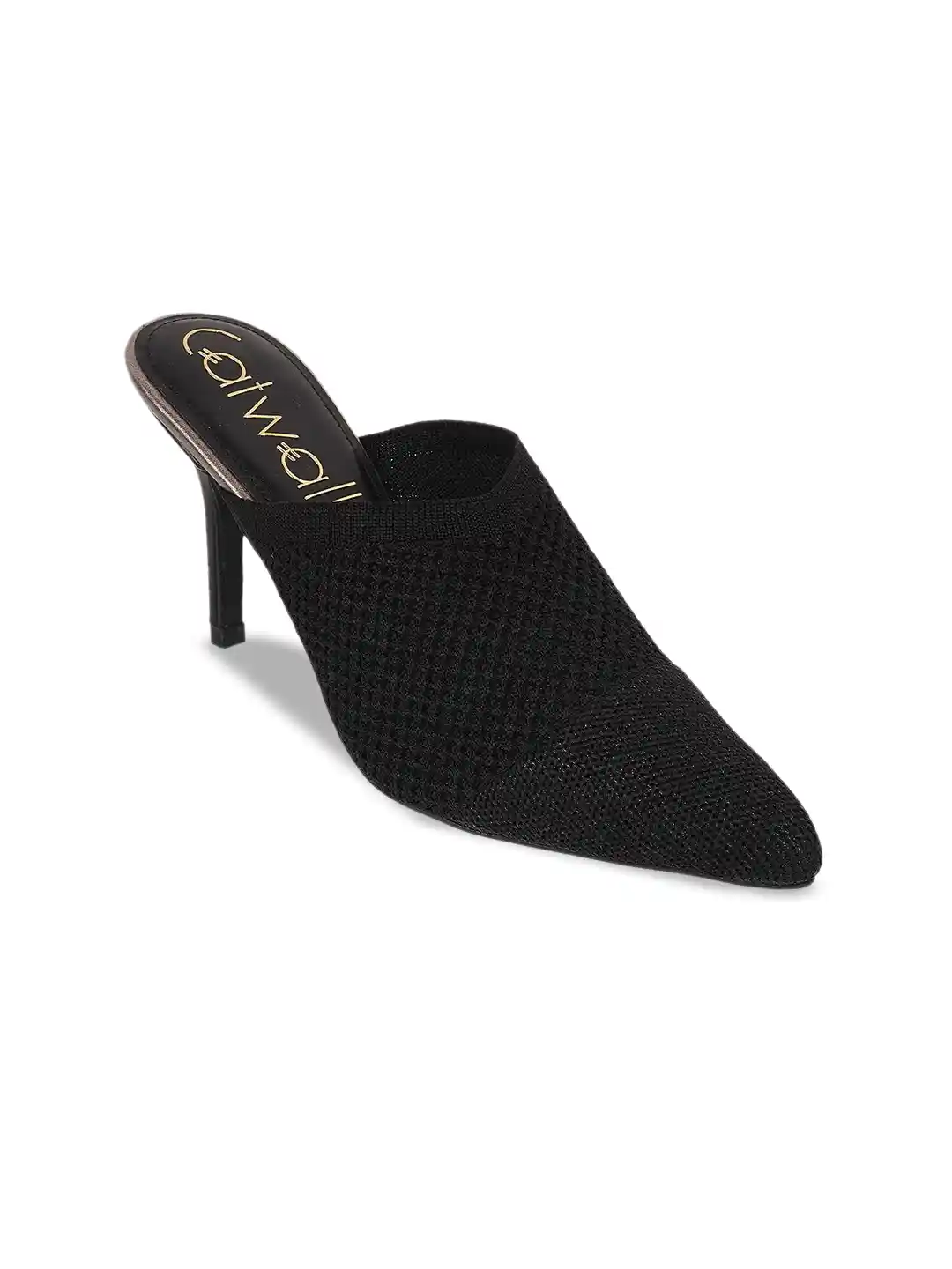 Pointed Toe Mules Shoes Heels Black Mabel Point Toe Mules Black