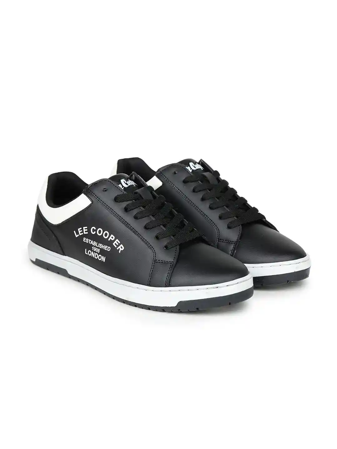 Lee Cooper Men Textured Lace-Up Sneakers