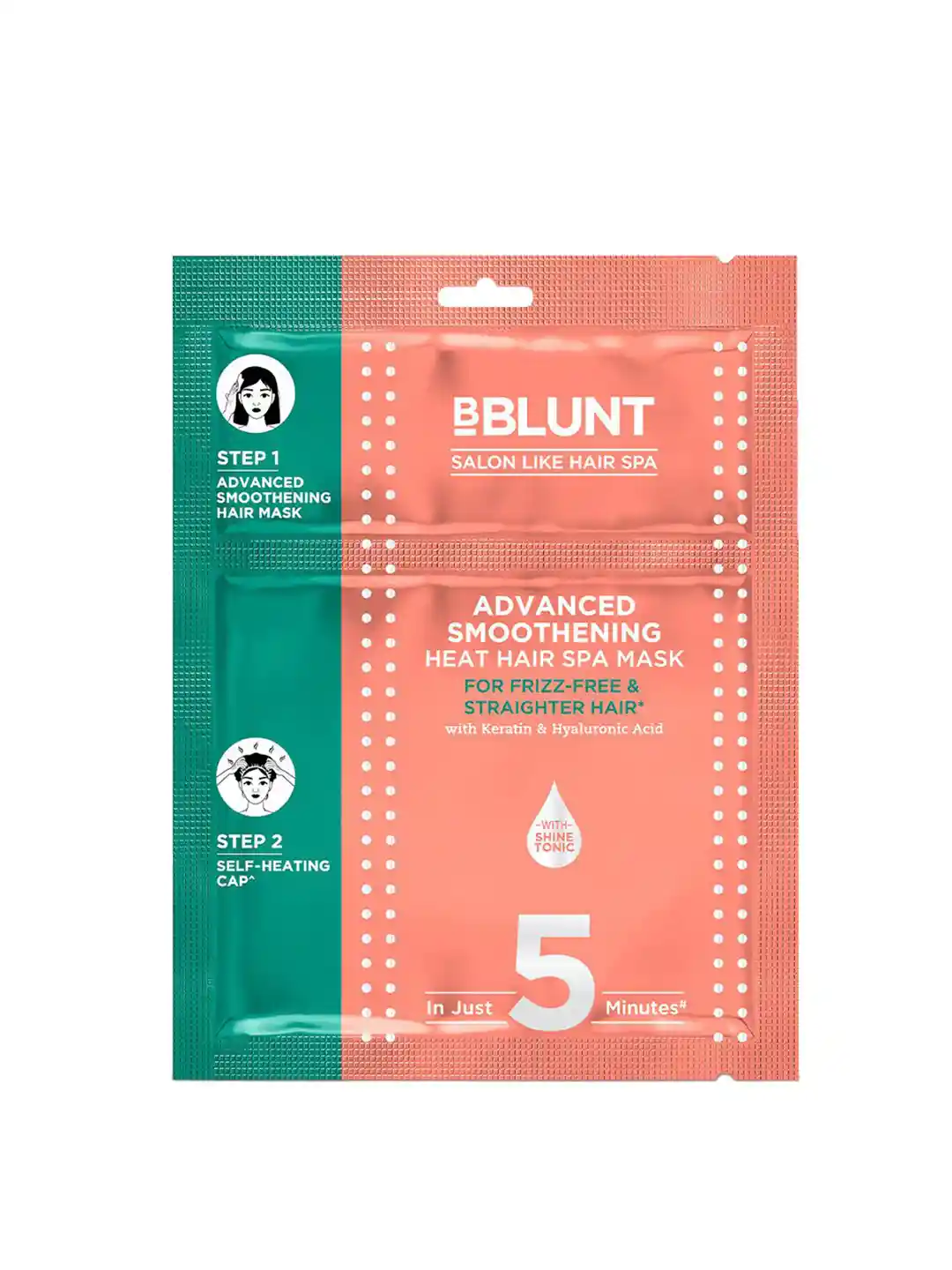 Buy BBLUNT Advanced Smoothening Shampoo 300ml Heat Hair Spa Mask