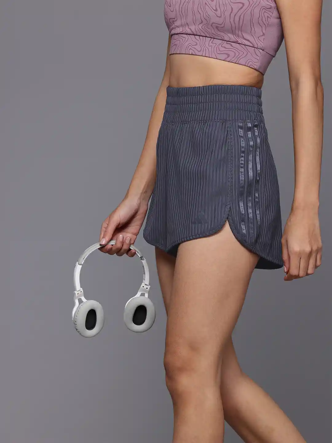 Buy ADIDAS Women Pacer All Gym Seasonal Rib High-Rise Tonal