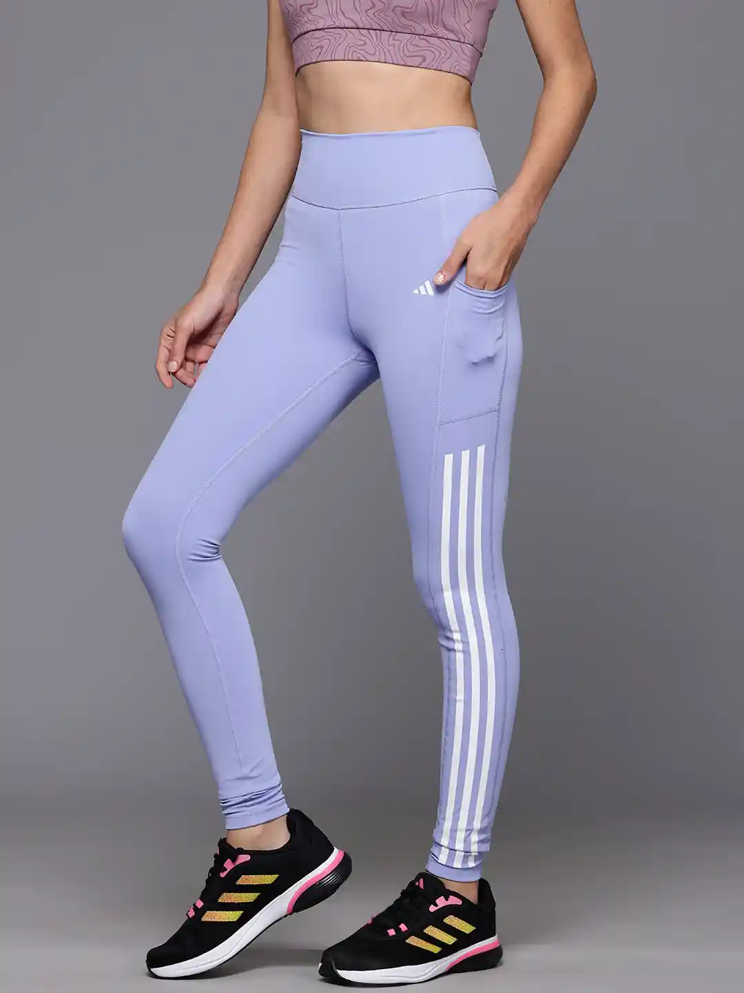 Buy ADIDAS 3-Striped High-Rise Training Tights Tights for Women