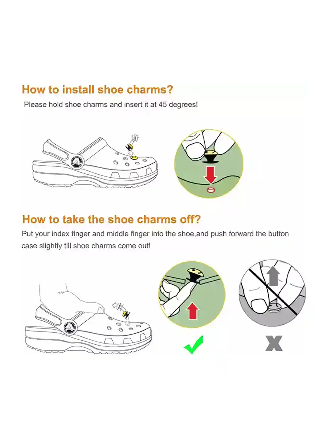 Put Jibbitz Where Can You Buy Croc Jibbitz CASSIEY Set Of Crocs