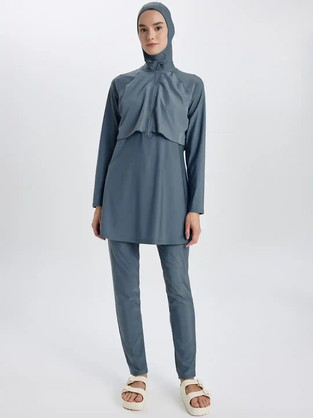 Buy DeFacto Long Sleeve Swim Top Ankle Length bottom Swim