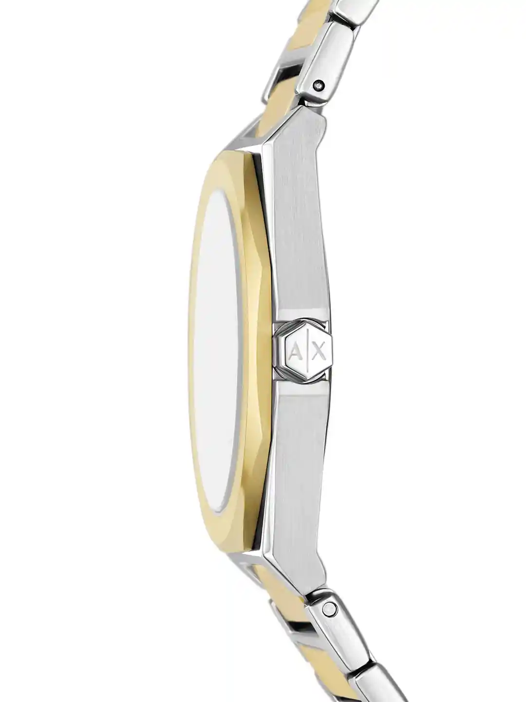 Buy Armani Exchange Women Two Tone Watch with Chain Pendant Gift